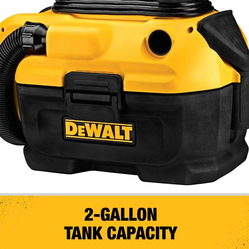 DEWALT 20V MAX 2 Gal. Cordless/Corded Wet/Dry Vacuum - DCV581H