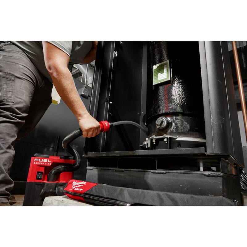 Milwaukee AIR-TIP 1-1/4 in. - 2-1/2 in. Long Reach Flexible Hose Set Wet/Dry Shop Vacuum Attachment (5-Piece) - 49-90-2037