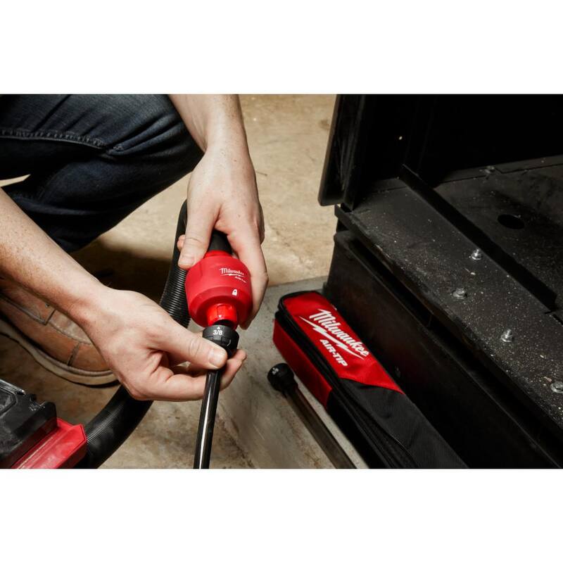 Milwaukee AIR-TIP 1-1/4 in. - 2-1/2 in. Long Reach Flexible Hose Set Wet/Dry Shop Vacuum Attachment (5-Piece) - 49-90-2037