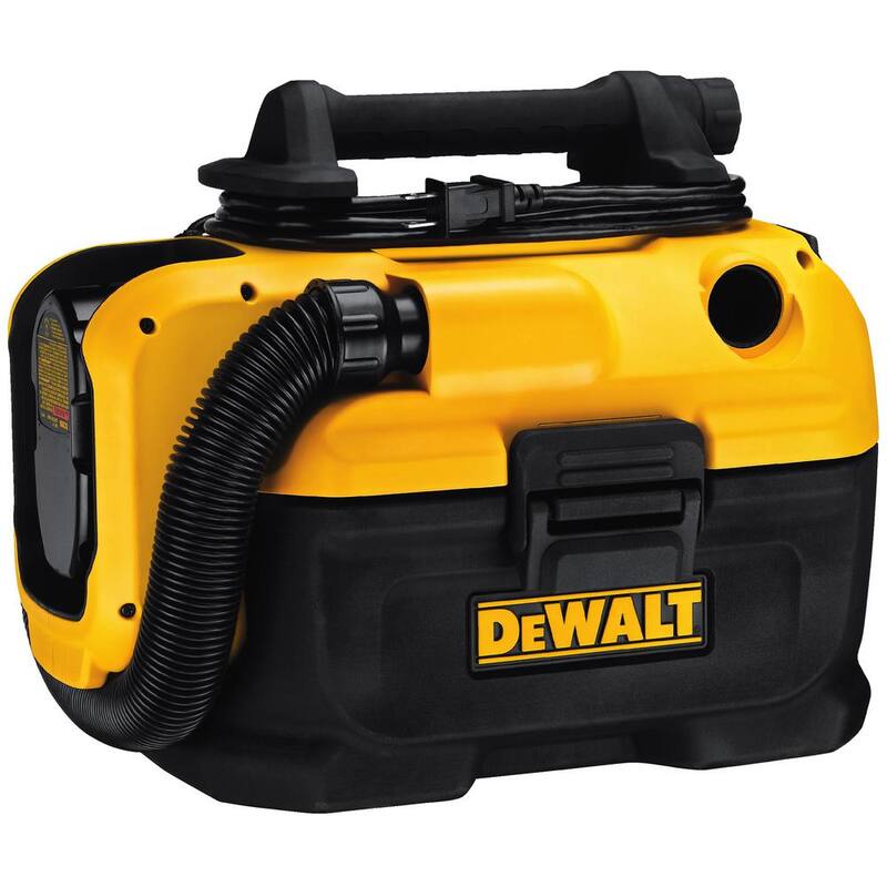 DEWALT 2 Gal. MAX Cordless/Corded Wet/Dry Vacuum and (1) 20V MAX Compact Lithium-Ion 2.0Ah Battery - DCV581Hwb