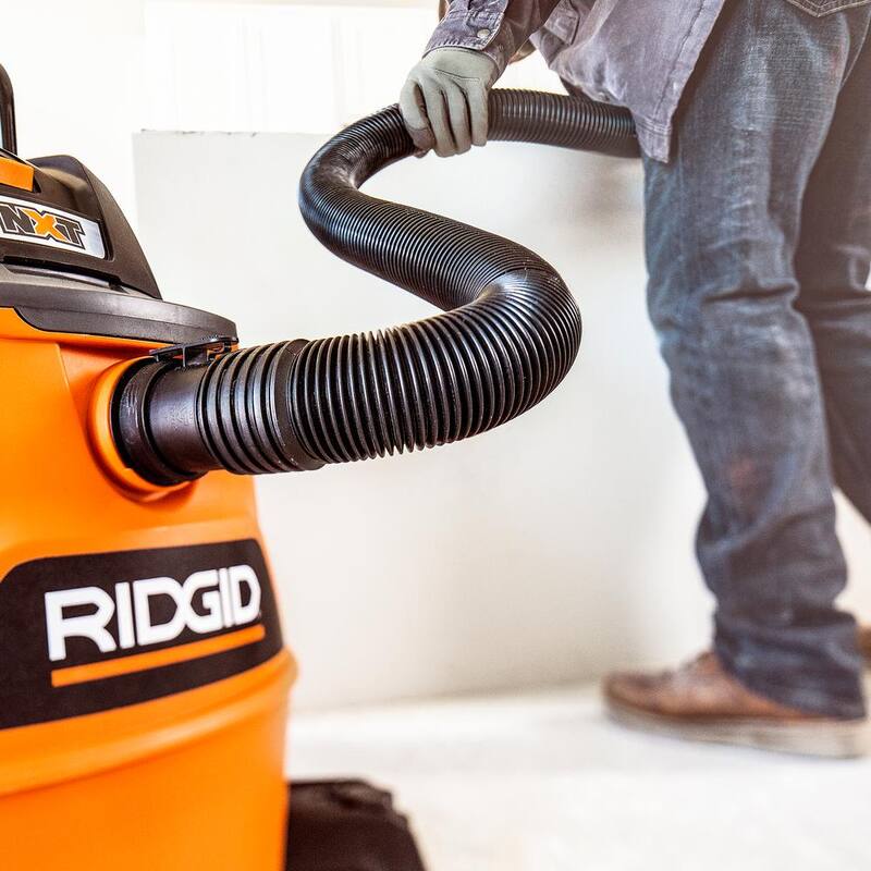 RIDGID 2-1/2 in. x 20 ft. DUAL-FLEX Locking Vacuum Hose Kit Accessory Shop Vac Attachment for RIDGID Wet Dry Vacuums - LA2522