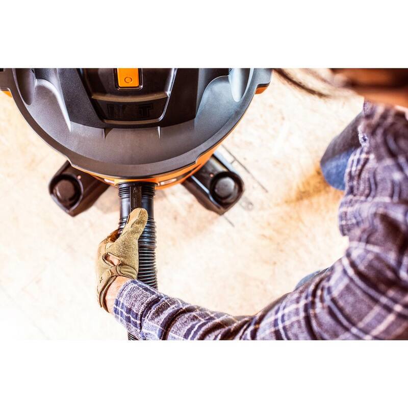 RIDGID 2-1/2 in. x 20 ft. DUAL-FLEX Locking Vacuum Hose Kit Accessory Shop Vac Attachment for RIDGID Wet Dry Vacuums - LA2522
