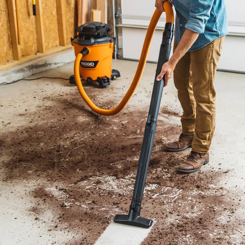 RIDGID 1-7/8 in. x 10 ft. Locking Professional Vacuum Hose Kit Accessory Shop Vac Attachments for RIDGID Wet Dry Vacuums - LA2570
