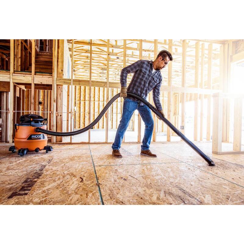 RIDGID 2-1/2 in. x 7 ft. DUAL-FLEX Locking Vacuum Hose Kit Accessory Shop Vac Attachment for RIDGID Wet Dry Vacuums - LA2520