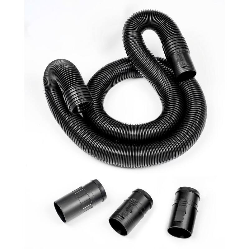 RIDGID 2-1/2 in. x 7 ft. DUAL-FLEX Locking Vacuum Hose Kit Accessory Shop Vac Attachment for RIDGID Wet Dry Vacuums - LA2520