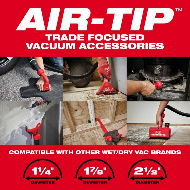 Milwaukee M18 18-Volt 2 Gal. Lithium-Ion Cordless Wet/Dry Vacuum w/(2) M18 XC Extended Capacity 5.0 Ah Battery Packs - 0880-20-48-11-1852