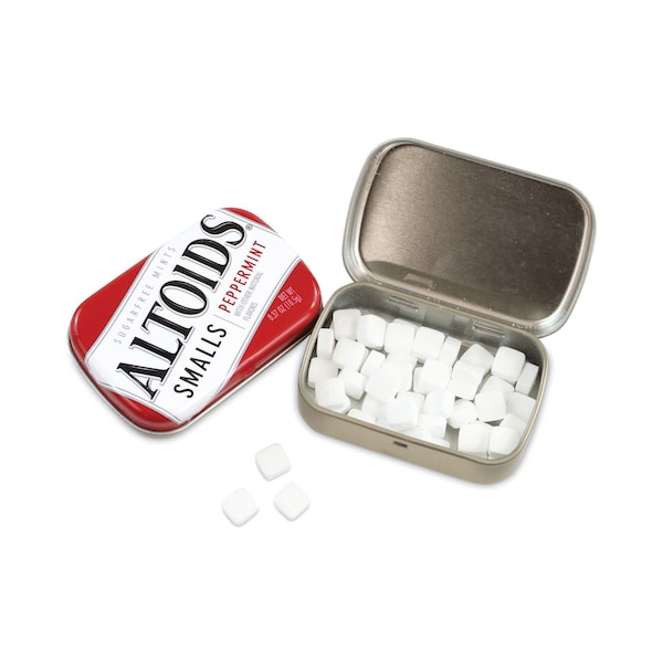 Altoids Pequeños Mint sin Azúcar, Menta, 0.37 oz, Paquete de 9, 9 PK - 875278