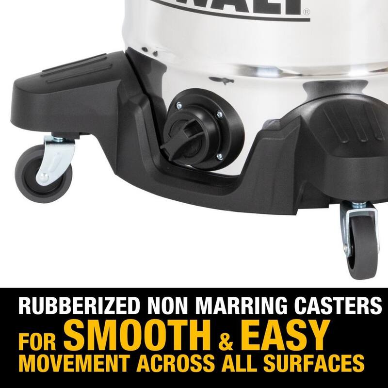 DEWALT 10 Gal. Stainless Steel Wet/Dry Vacuum - DXV10SB