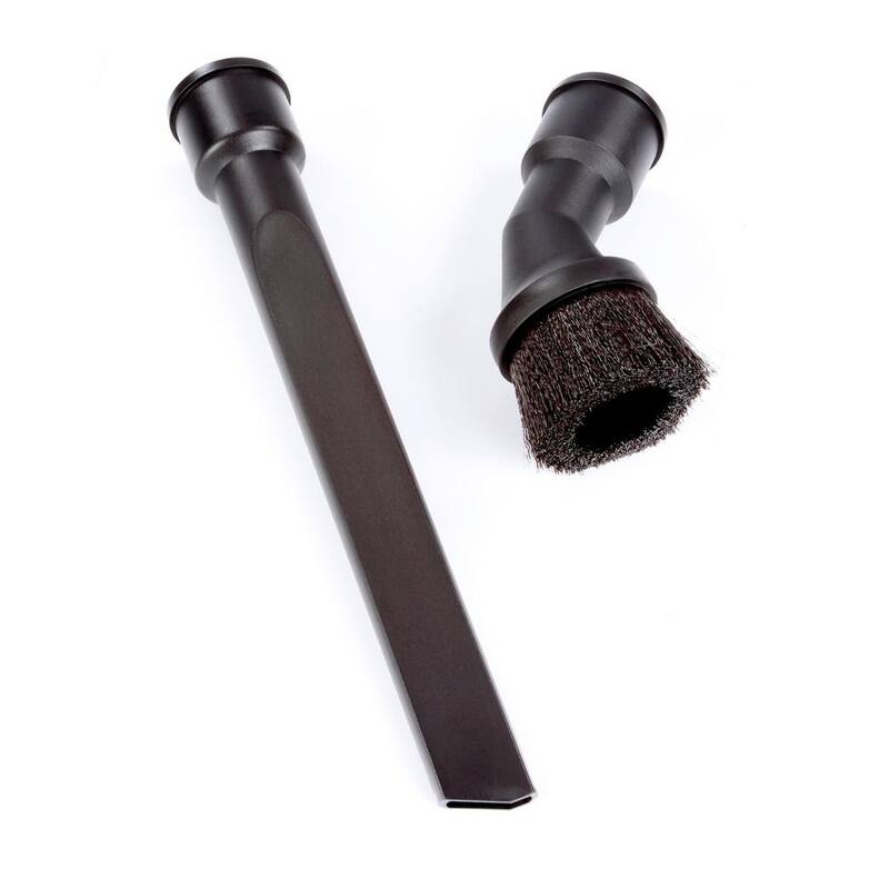 RIDGID 1-1/4 in. and 1-7/8 in. Dusting Brush, Crevice Tool Accessory Kit Shop Vac Attachments for RIDGID Wet Dry Vacuums - VT1612