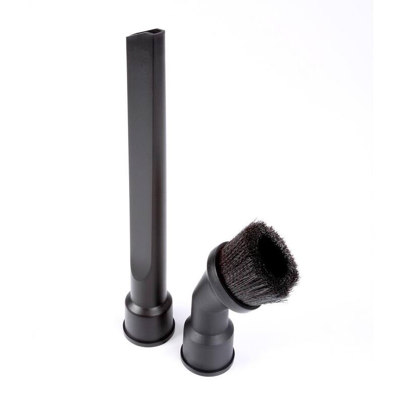 RIDGID 1-1/4 in. and 1-7/8 in. Dusting Brush, Crevice Tool Accessory Kit Shop Vac Attachments for RIDGID Wet Dry Vacuums - VT1612