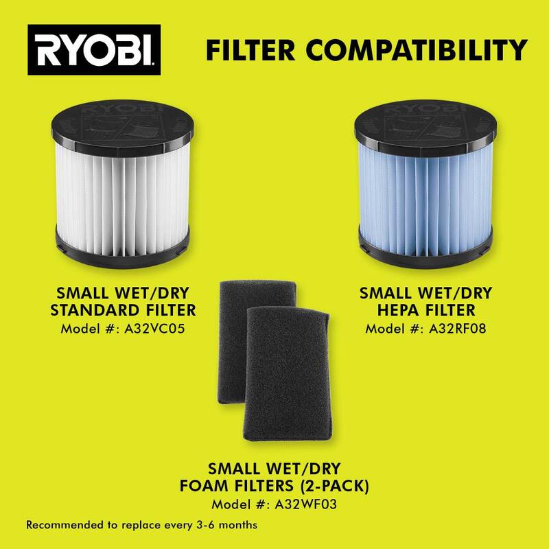 RYOBI ONE+ 18V LINK Cordless 3 Gal. Wet/Dry Vacuum Kit with 4.0 Ah Battery and 18V Charger - PCL734K