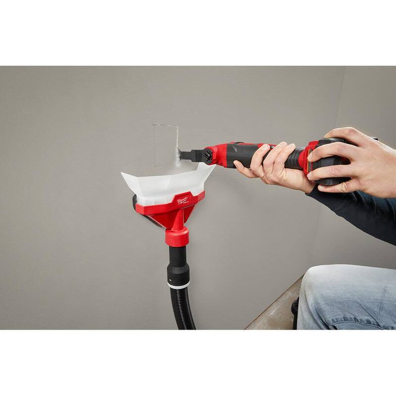 Milwaukee AIR-TIP 1-1/4 in. - 2-1/2 in. Dust Collector Wet/Dry Shop Vacuum Attachment (1-Piece) - 49-90-2022