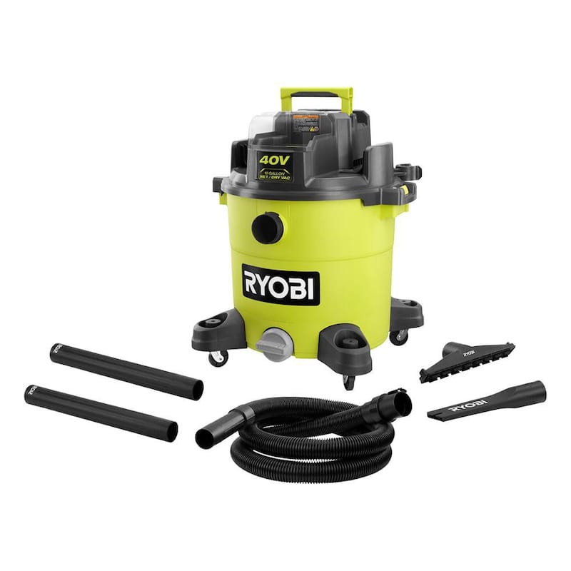 RYOBI 40V 10 Gal. Cordless Wet/Dry Vacuum (Tool Only) - RY40WD01B