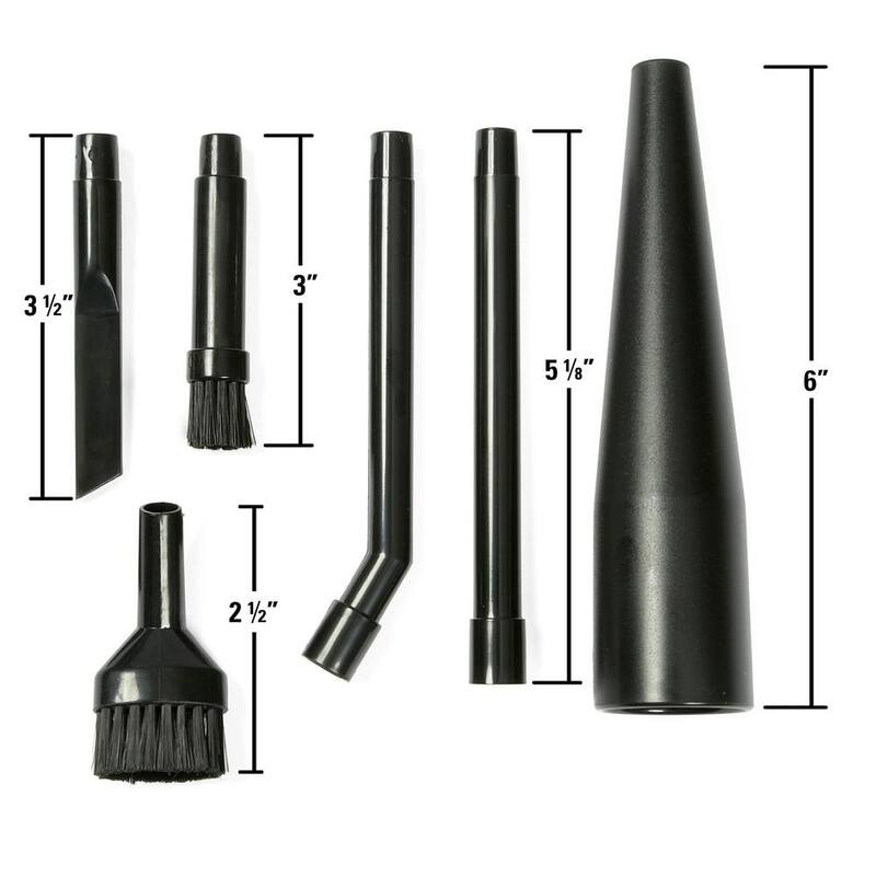MULTI FIT 1-1/4 in. Micro-Cleaning Accessory Kit Shop Vac Attachments for RIDGID Wet Dry Vacuums - VT1215