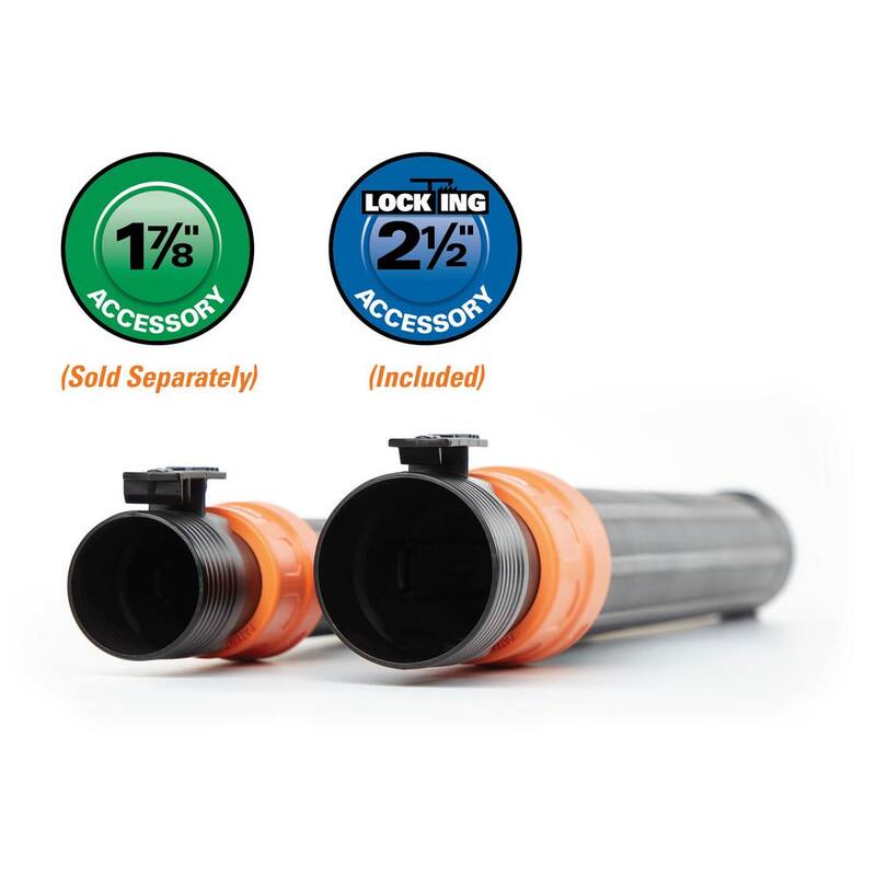 RIDGID 2-1/2 in. Locking Telescoping Extension Wand Accessory Shop Vac Attachment for RIDGID Wet Dry Vacuums - LA2518