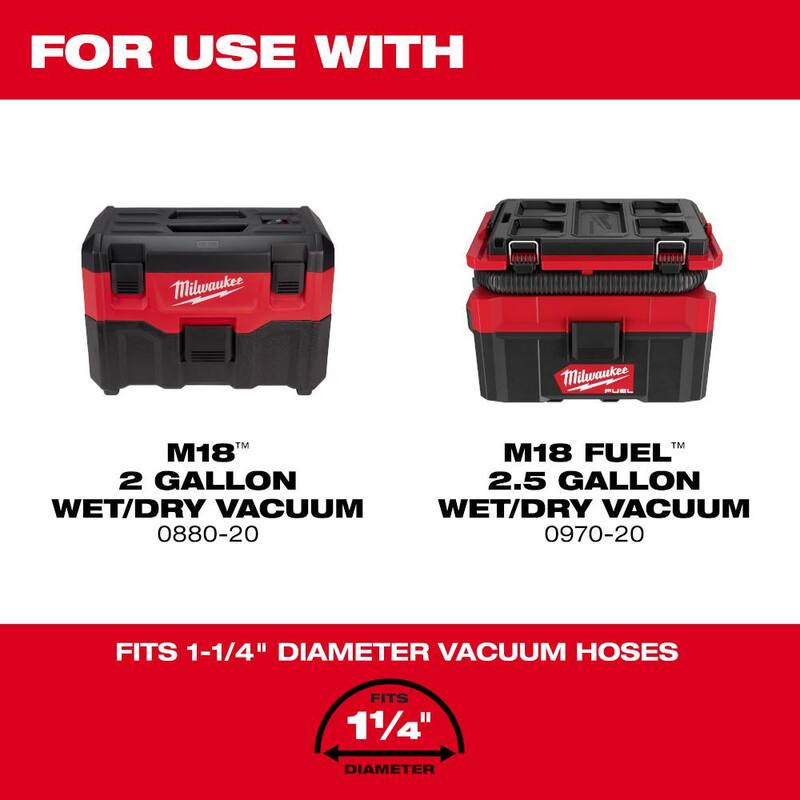 Milwaukee 1-1/4 in. x 2 ft. to 6 ft. Expandable Hose - 49-90-2014