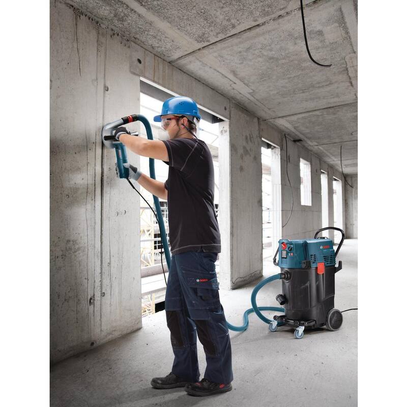 Bosch 14 Gallon Corded Wet/Dry Dust Extractor Vacuum with Automatic Filter Clean and HEPA Filter - VAC140AH