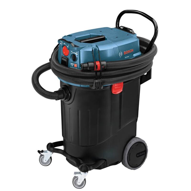 Bosch 14 Gallon Corded Wet/Dry Dust Extractor Vacuum with Automatic Filter Clean and HEPA Filter - VAC140AH