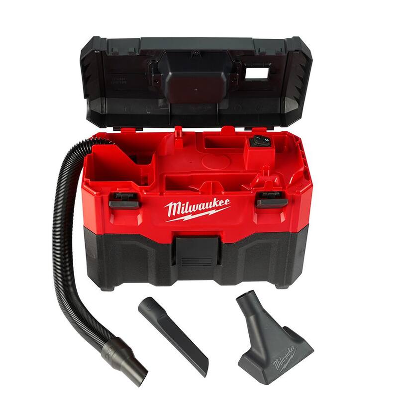 Milwaukee M18 18-Volt 2 Gal. Lithium-Ion Cordless Wet/Dry Vacuum with  M18 3.0 Ah Battery - 0880-20-48-11-1828