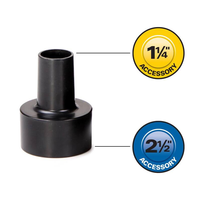 RIDGID 1-1/4 in. and 2-1/2 in. Carpet and Hard Floor Nozzle Accessory Shop Vac Attachment for RIDGID Wet Dry Vacuums - VT2530