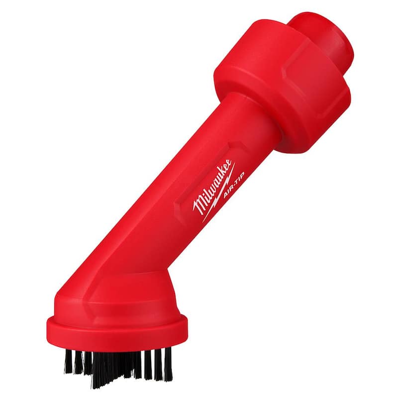 Milwaukee AIR-TIP 1-1/4 in. - 2-1/2 in. Cross Brush Tool Wet/Dry Shop Vacuum Attachment (1-Piece) - 49-90-2035