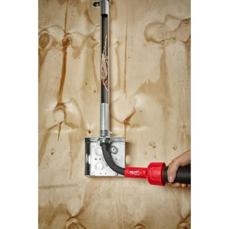 Milwaukee AIR-TIP 1-1/4 in. - 2-1/2 in. Conduit Line Puller Attachment For Wet/Dry Shop Vacuums (3-Piece) - 49-90-2024