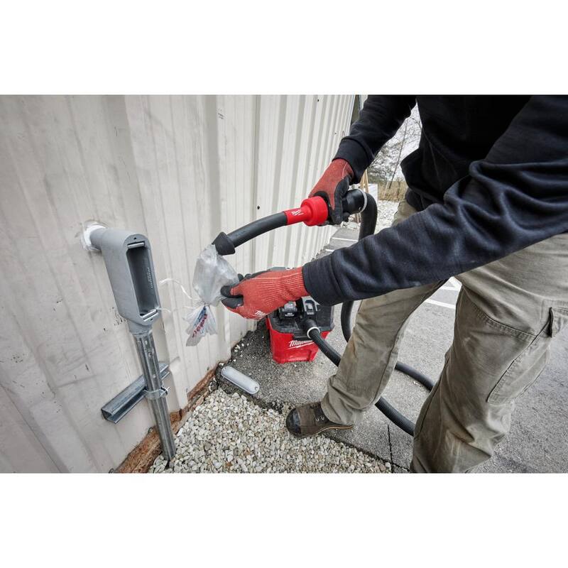 Milwaukee AIR-TIP 1-1/4 in. - 2-1/2 in. Conduit Line Puller Attachment For Wet/Dry Shop Vacuums (3-Piece) - 49-90-2024