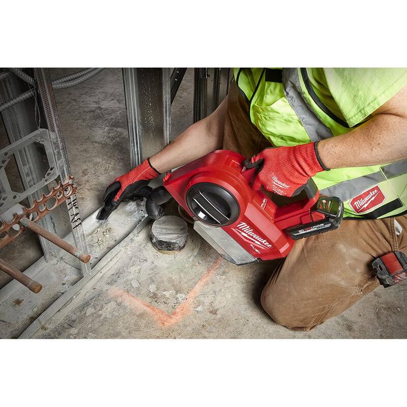 Milwaukee M18 FUEL 18-Volt Lithium-Ion Brushless .25 Gal. Cordless Jobsite Wet/Dry Vacuum with (1) M18 5.0 Ah Battery - 0940-20-48-11-1850