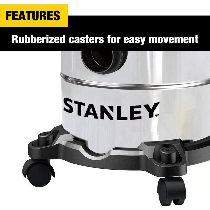 Stanley 5 Gal. 4.0 Peak HP Wet/Dry Vac - SL18115