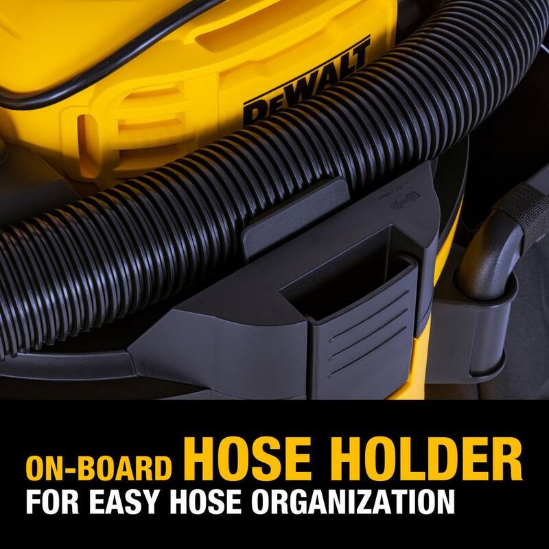 DEWALT 12 Gallon 5.5 Peak HP Wet/Dry Vac with Detachable Blower, Filters and Accessories - DXV212P