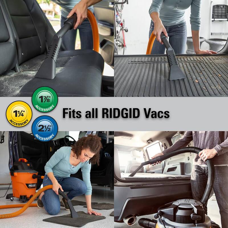 RIDGID 1-1/4 in. to 2-1/2 in. Claw Nozzle Accessory Shop Vac Attachment for RIDGID Wet Dry Vacuums - VT2540