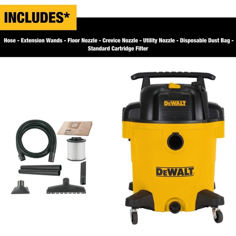 DEWALT 12 Gal. Poly Wet/Dry Vac - DXV12P