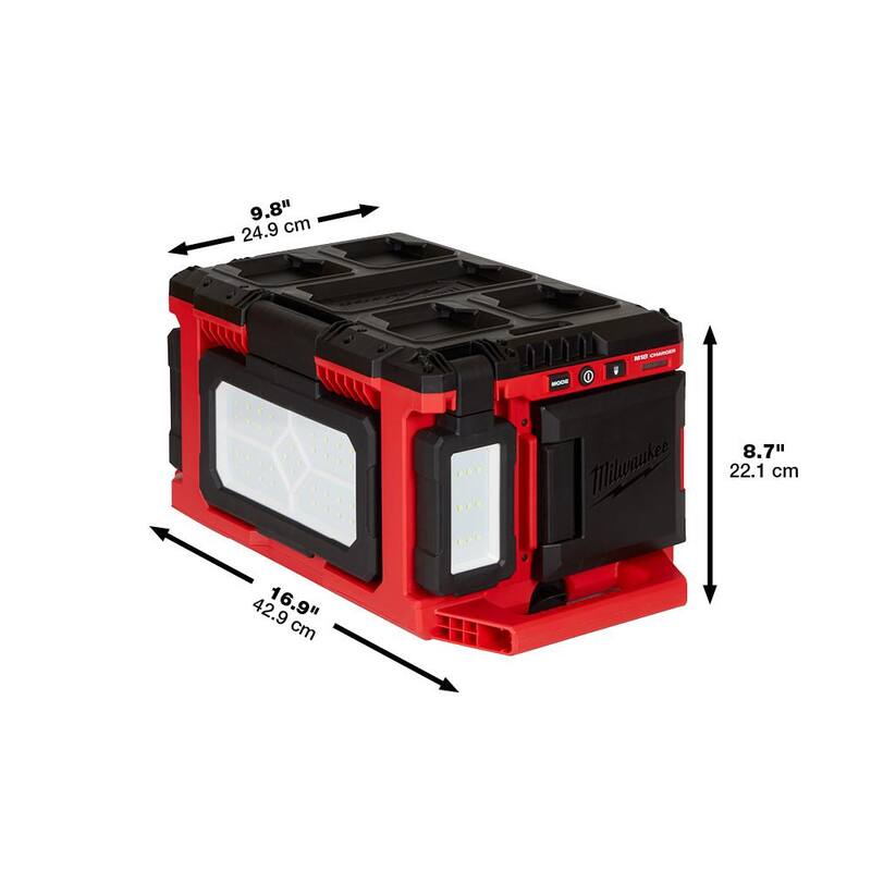 Milwaukee M18 FUEL PACKOUT 18-Volt 2.5 Gal. Lithium-Ion Cordless Wet/Dry Vacuum with PACKOUT 3000 Lumens LED Light - 0970-20-2357-20