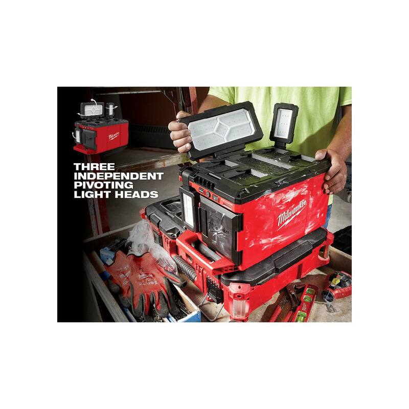 Milwaukee M18 FUEL PACKOUT 18-Volt 2.5 Gal. Lithium-Ion Cordless Wet/Dry Vacuum with PACKOUT 3000 Lumens LED Light - 0970-20-2357-20
