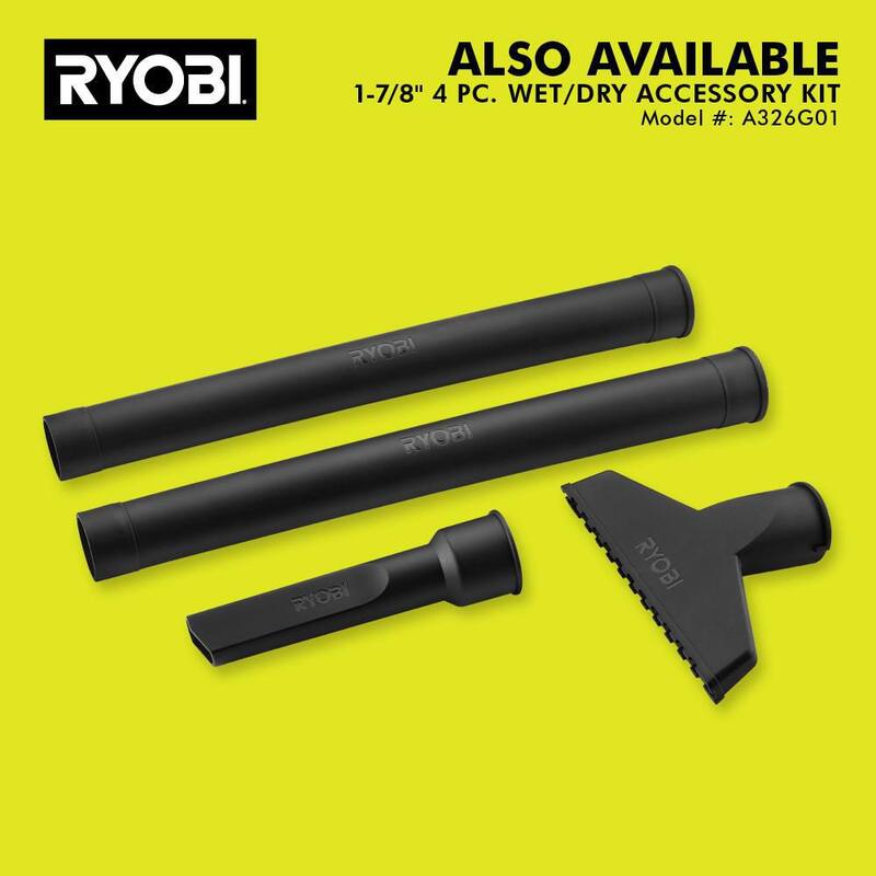RYOBI 40V 10 Gal. Cordless Wet/Dry Vacuum Kit with 40V 4.0 Ah Battery and 40V Charger - RY40WD01K