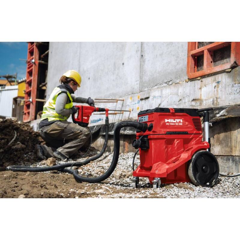 Hilti 120-Volt 150 10 XE CFM 8 Gal. Wet/Dry Construction Vacuum with Adapter - 3721394