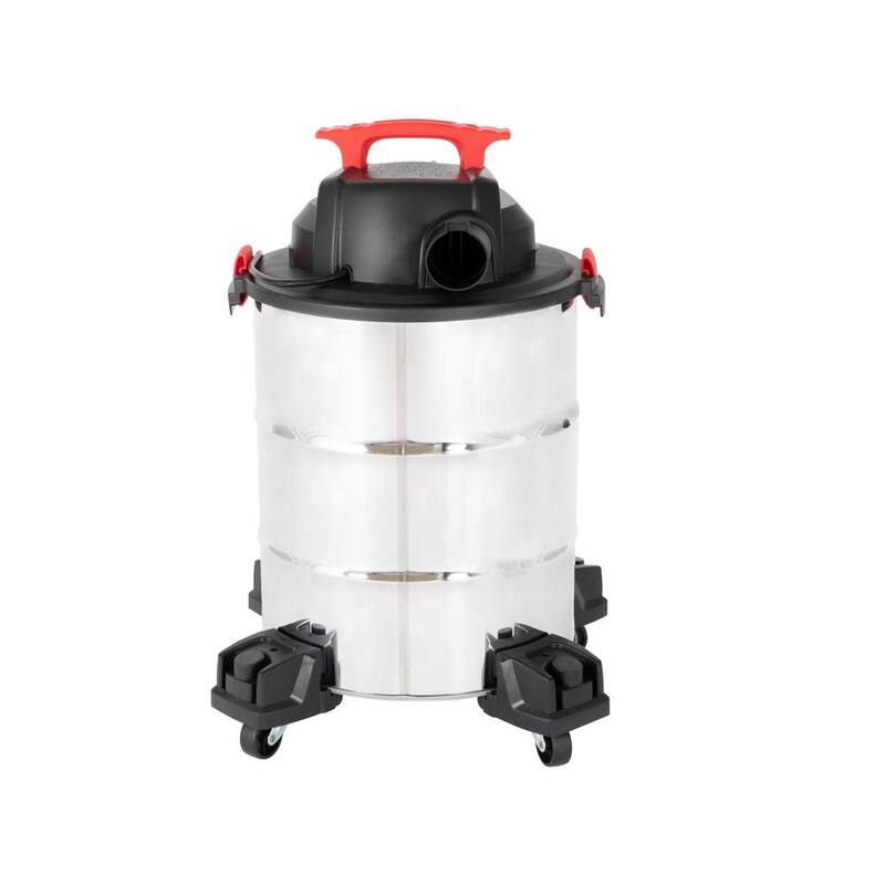 Porter-Cable 10 Gal. 6.5 Peak HP Stainless Steel Wet/Dry Vacuum - PCX18156