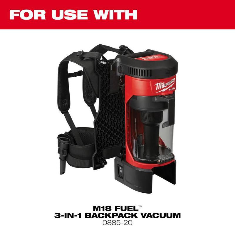 Milwaukee HEPA Filter for Milwaukee M18 FUEL Backpack Vacuum (2-Pack) - 49-90-1963-49-90-1963
