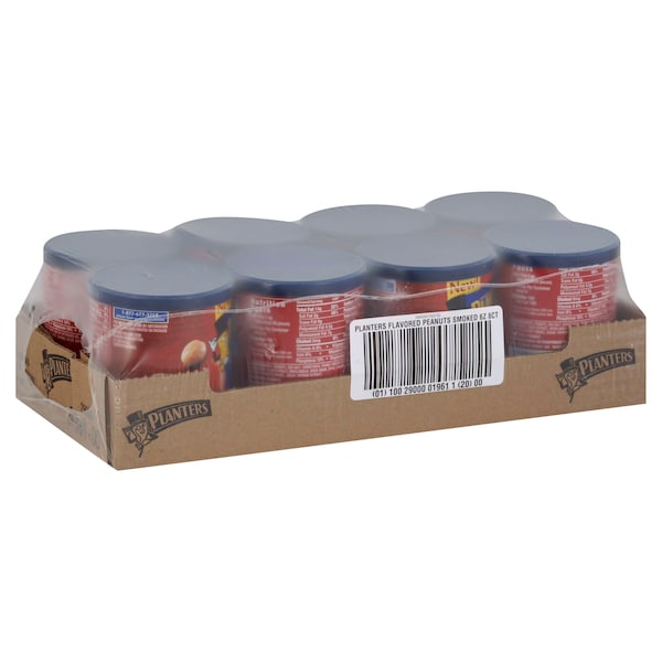 Planters Cacahuates Ahumados en lata de 6 oz, paquete de 8 - 10029000019611
