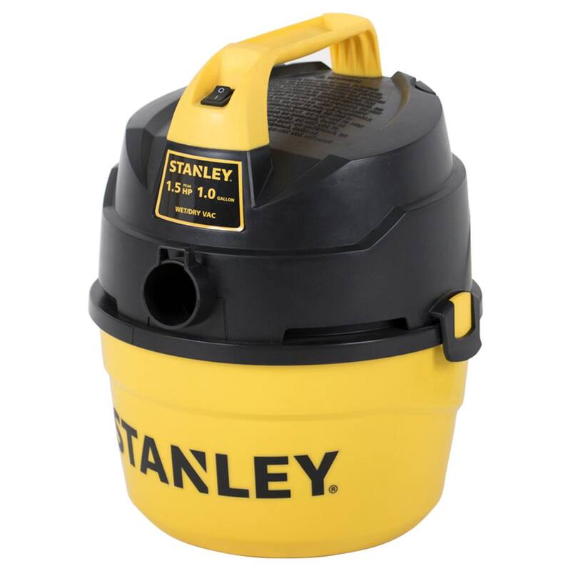Stanley 1 Gal. 1.5HP Portable Poly Series Wet and Dry Vacuum Cleaner - SL18101P-1H