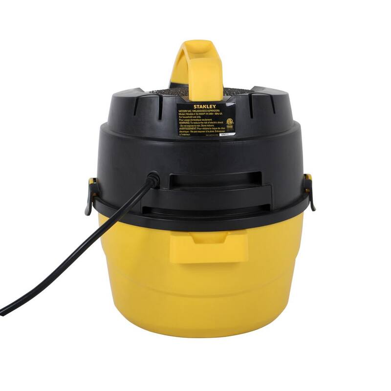 Stanley 1 Gal. 1.5HP Portable Poly Series Wet and Dry Vacuum Cleaner - SL18101P-1H