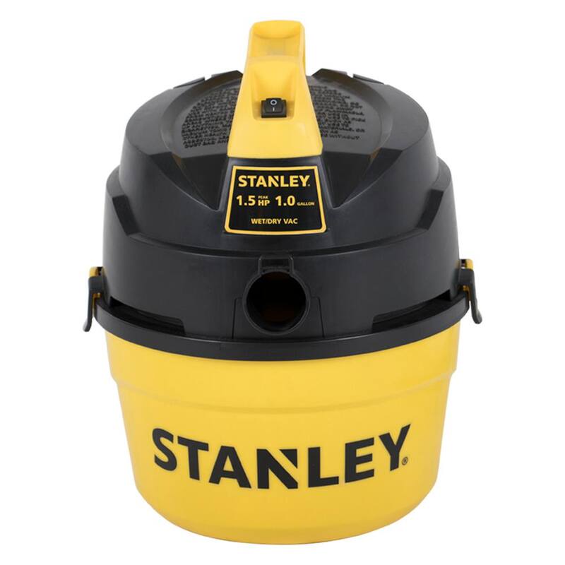 Stanley 1 Gal. 1.5HP Portable Poly Series Wet and Dry Vacuum Cleaner - SL18101P-1H