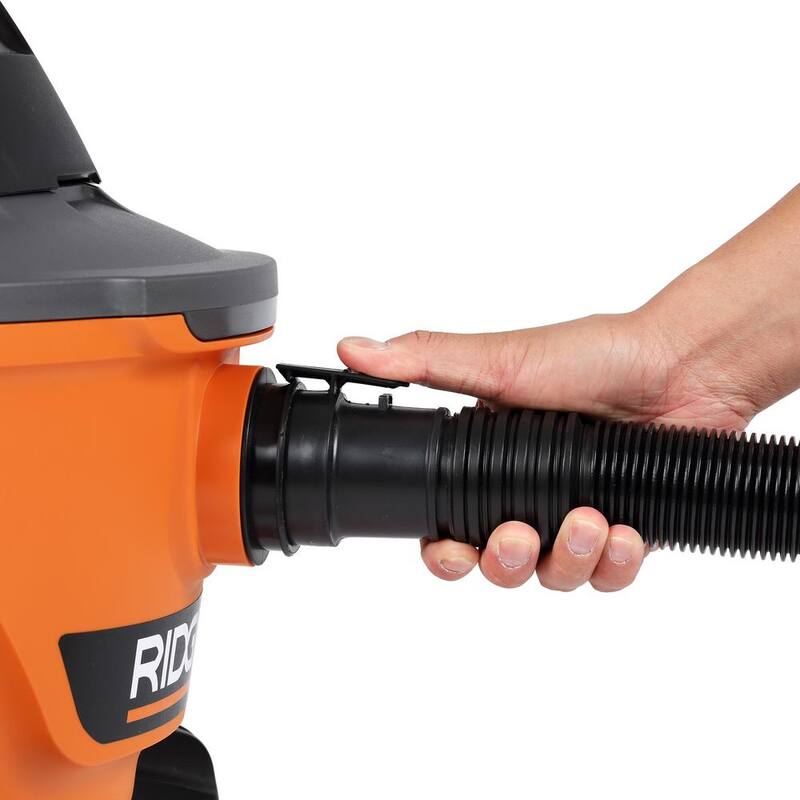 RIDGID 1-1/4 in. Car Cleaning Kit Accessory Shop Vac Attachments with 14-ft Locking Hose for RIDGID Wet Dry Vacuums - VT1734