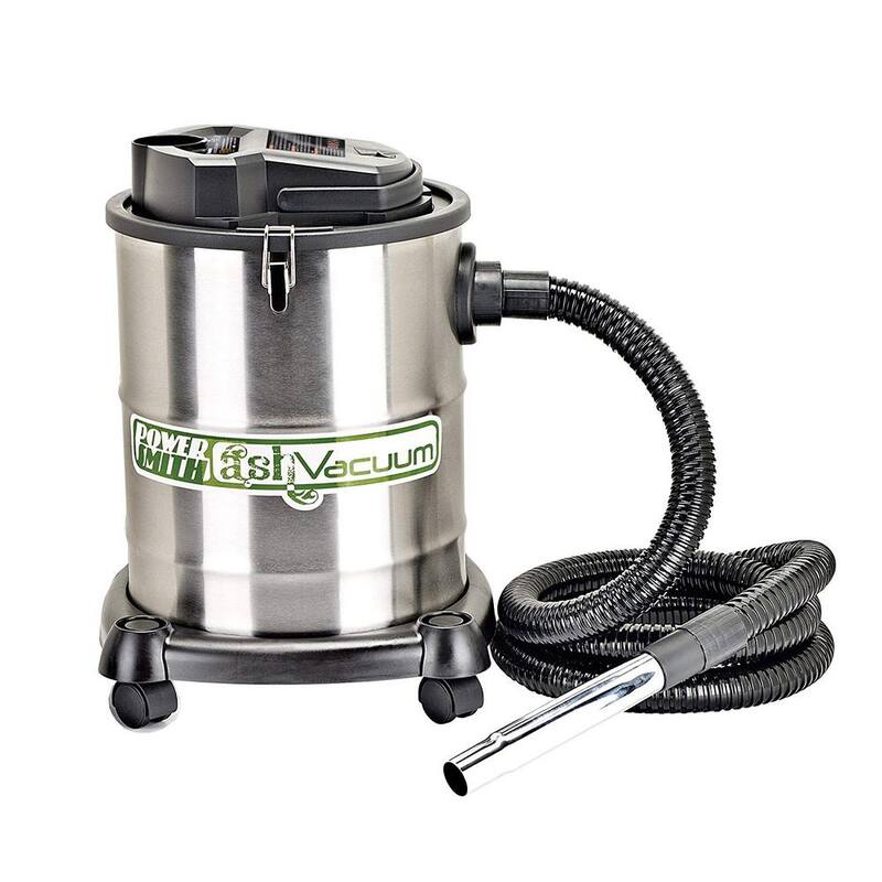 PowerSmith 10 Amp 4 Gal. All-In-One Wheeled Ash/Shop Vacuum with 10' Hose, Pellet Hose, 3 Adapters with Bag and 2 Filters - PAVC102