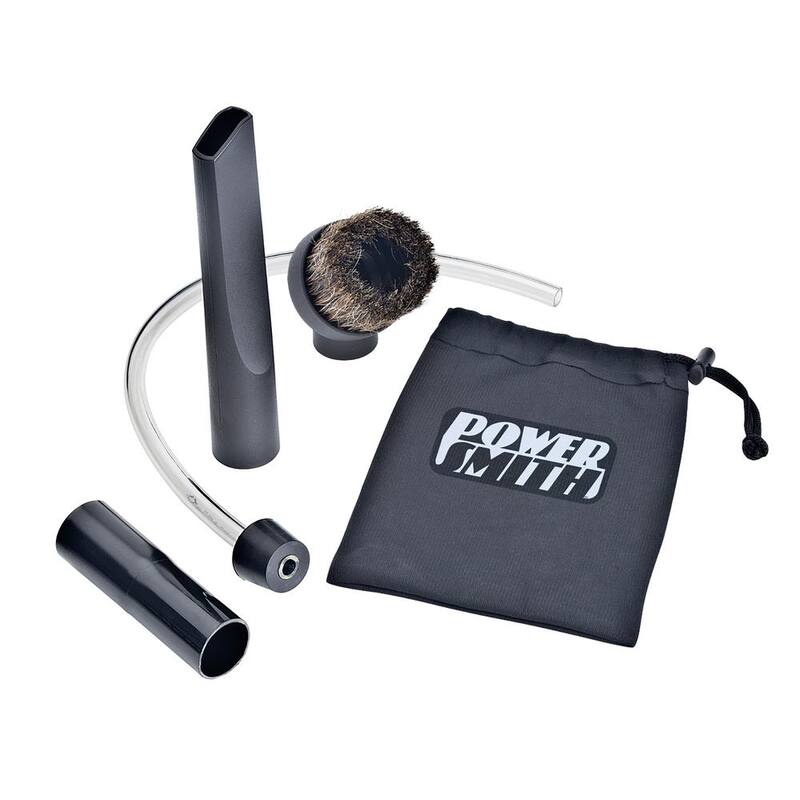 PowerSmith 10 Amp 4 Gal. All-In-One Wheeled Ash/Shop Vacuum with 10' Hose, Pellet Hose, 3 Adapters with Bag and 2 Filters - PAVC102