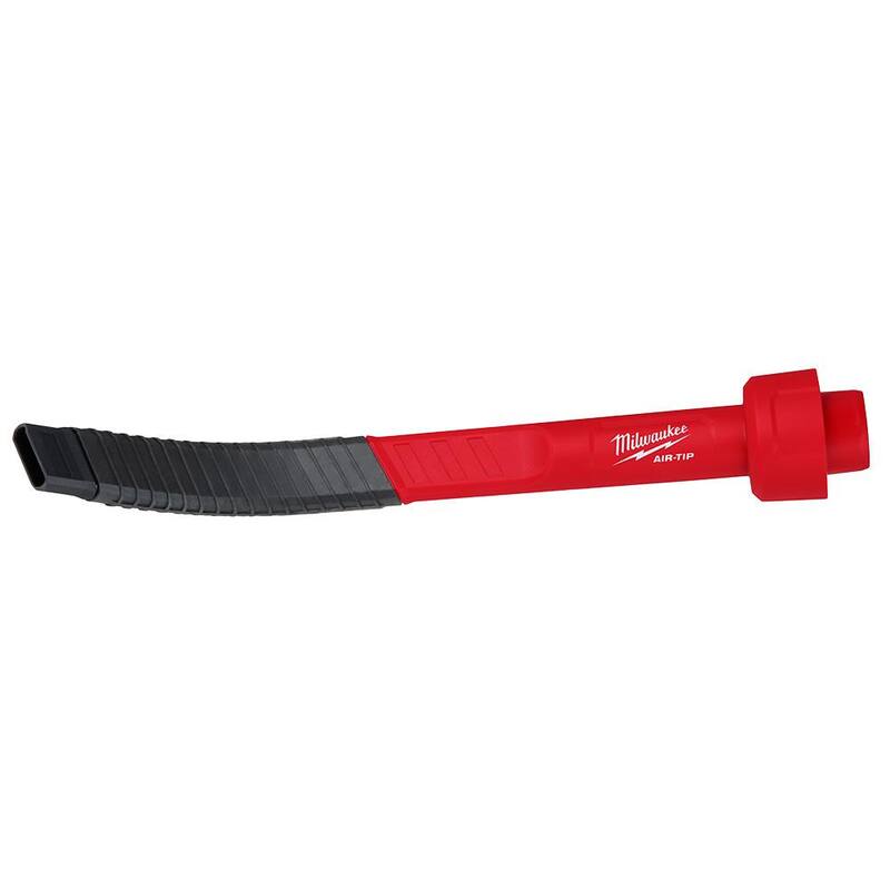 Milwaukee AIR-TIP 1-1/4 in. - 2-1/2 in. Flexible Long Reach Crevice Tool Attachment For Wet/Dry Shop Vacuums (1-Piece) - 49-90-2030