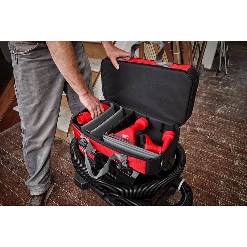 Milwaukee Wet/Dry Shop Vacuum Tool and Attachment Storage Bag (1-Piece) - 49-90-2019