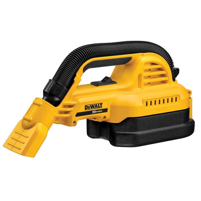 DEWALT 20V MAX Lithium-Ion Cordless 1/2 Gal. Wet/Dry Portable Vacuum with POWERSTACK 1.7 Ah Battery Pack and Charger - DCV517BWCBP034C