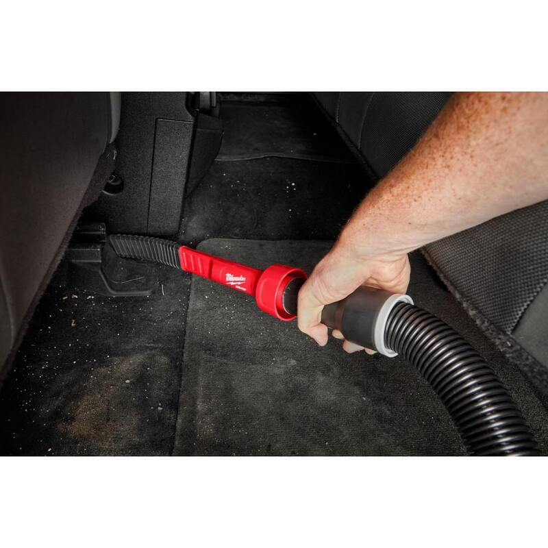 Milwaukee AIR-TIP 1-1/4 in. - 2-1/2 in. Automotive Kit W/Crevice Tools, Utility Nozzle and Bag For Wet/Dry Shop Vacuums (4-Piece) - 49-90-2019A
