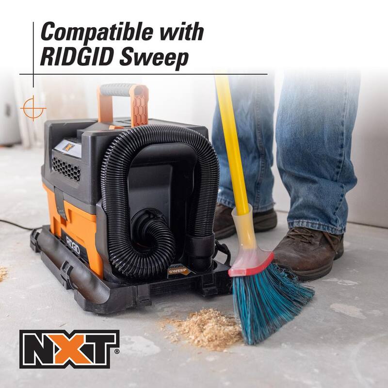 RIDGID Pro Gear Accessory Vac-Mount Shop Vac Attachment for Select 3 Gallon NXT Wet Dry Vacuums, HD0300 and HD0318 - PG0300